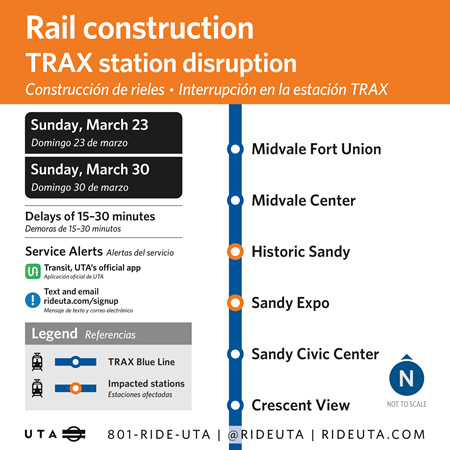 TRAX Disruption Map